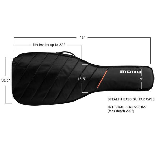 Чохол для бас-гітари MONO M80-STEB-BLK Stealth