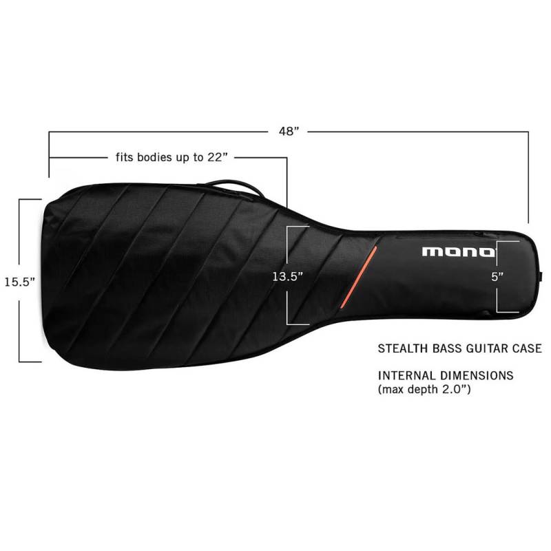 Чехол для бас-гитары MONO M80-STEB-BLK Stealth