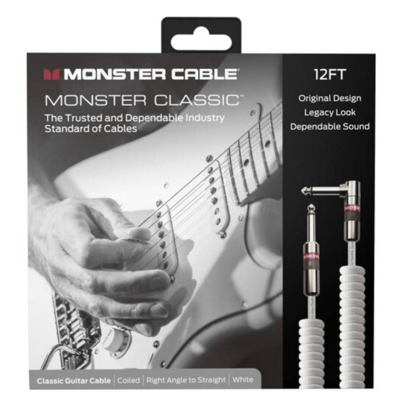Інструментальний кабель Monster CLAS-I-21ACWHWW Prolink Classic Series Right-Angle 3.6 м.