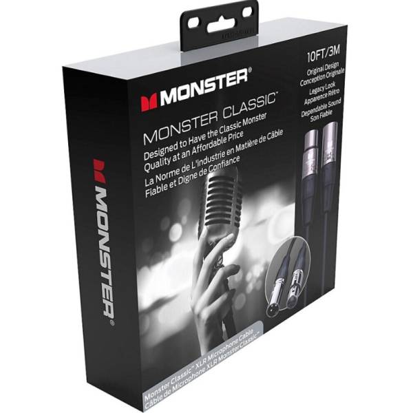 Кабель микрофонный Monster CLAS-M-10WW XLR-XLR 3м.