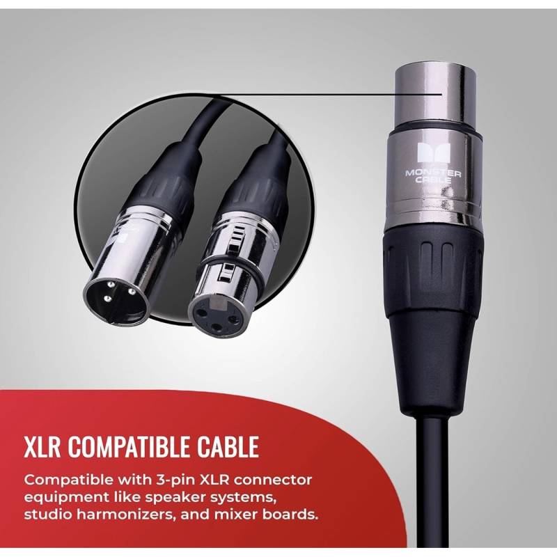 Кабель микрофонный Monster CLAS-M-20WW Prolink Classic Microphone Cable 6 м.