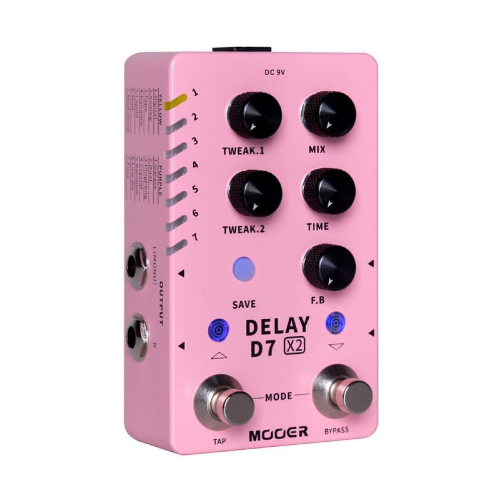 Педаль эффектов MOOER D7 X2 Delay
