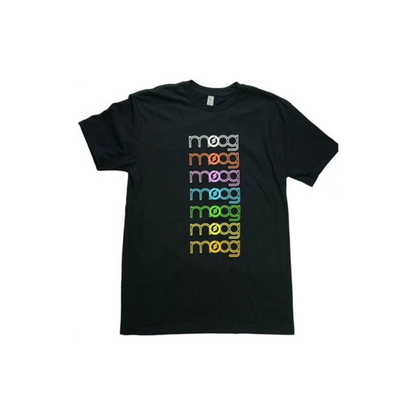 Футболка мужская классическая с логотипом MOOG Rainbow Spectrum Tee SMALL