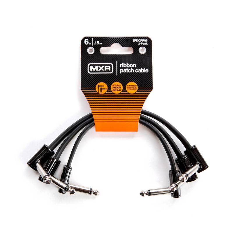 Інструментальний кабель MXR 6 INCH RIBBON PATCH CABLE - 3 PACK