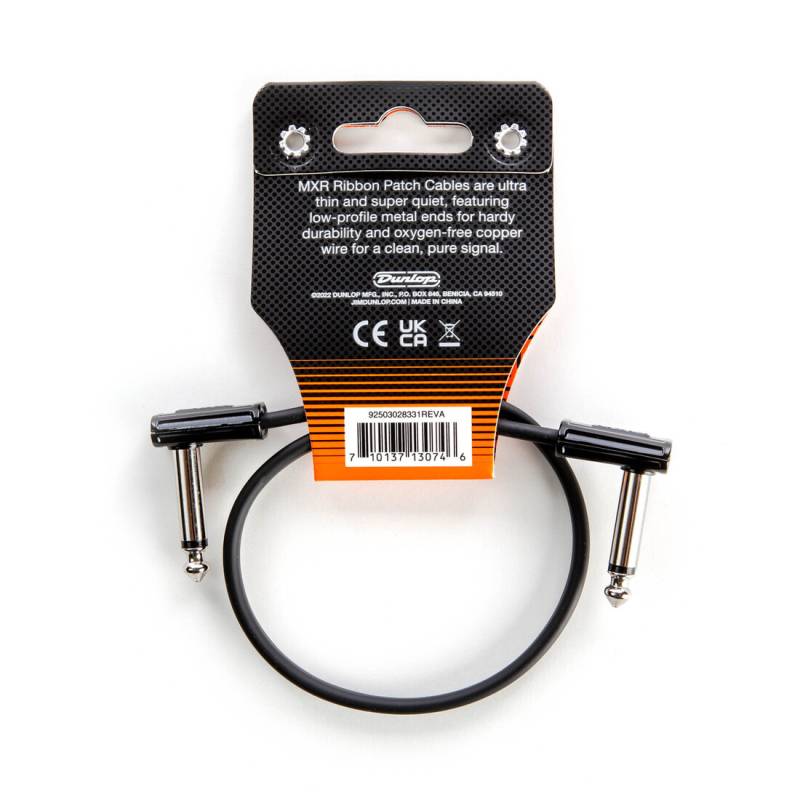 Інструментальний кабель MXR 1 FOOT RIBBON PATCH CABLE