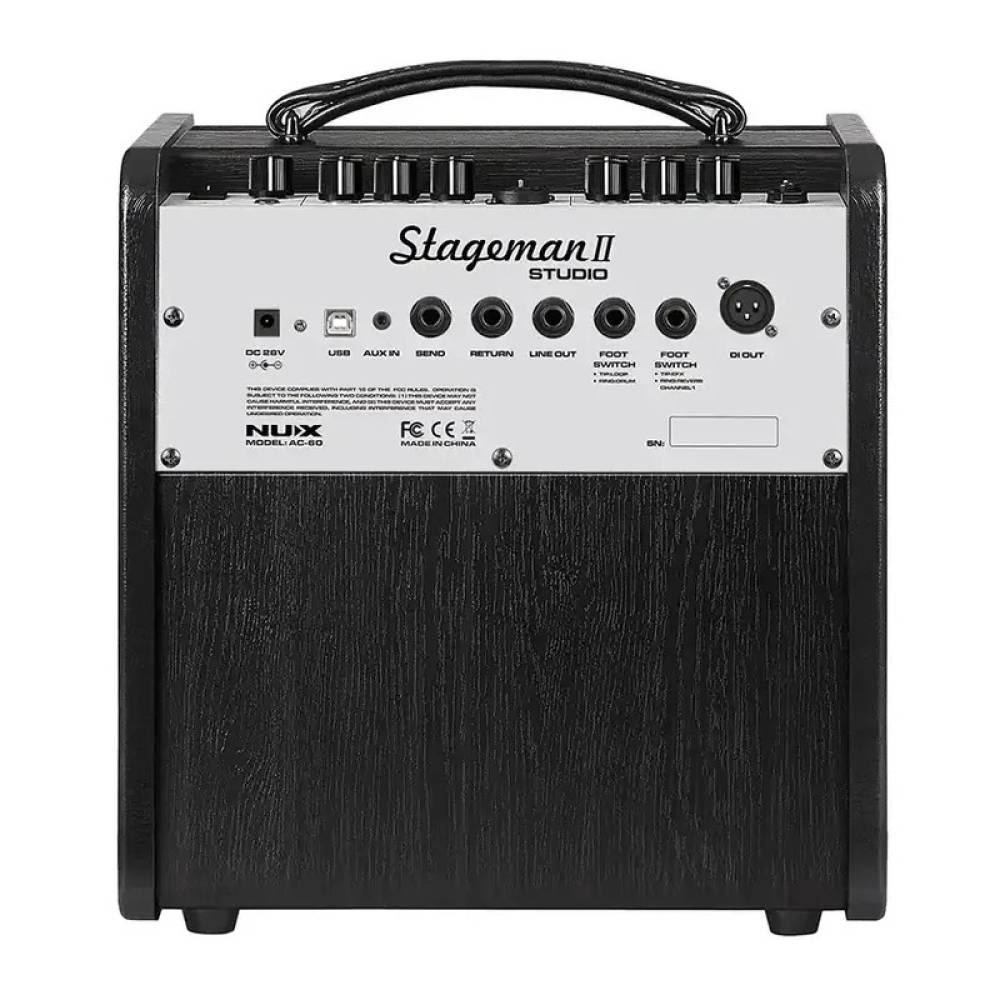 Гитарный комбоусилитель NUX AC-60 Stageman II Гитарный комбоусилитель NUX AC-60 Stageman II