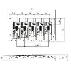 Бридж PAXPHIL BB405 (Gold)