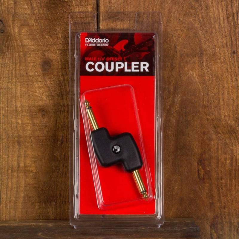 Переходник Planet Waves PW-P047B Black 1/4" Jack Male - 1/4" Jack Male