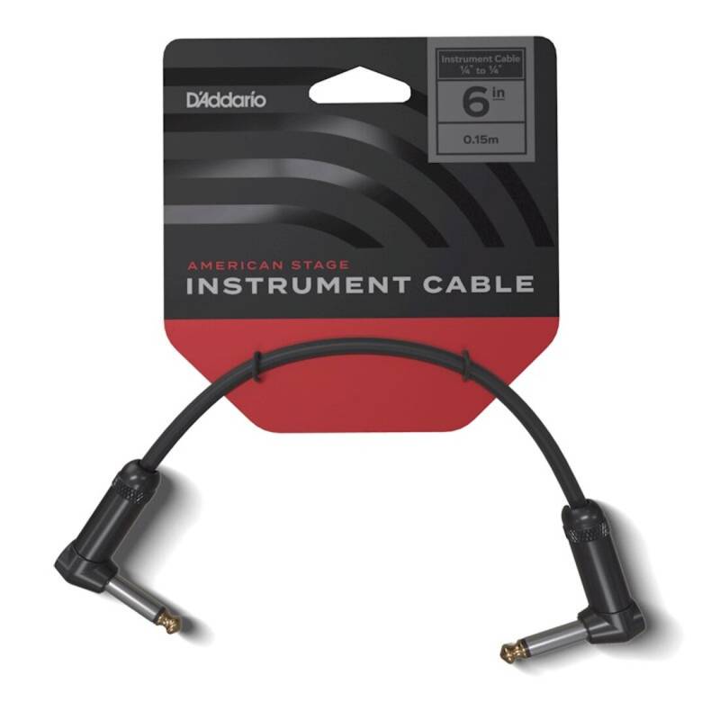 Інструментальний кабель D'ADDARIO PW-AMSPRR-105 American Stage Patch (15cm)