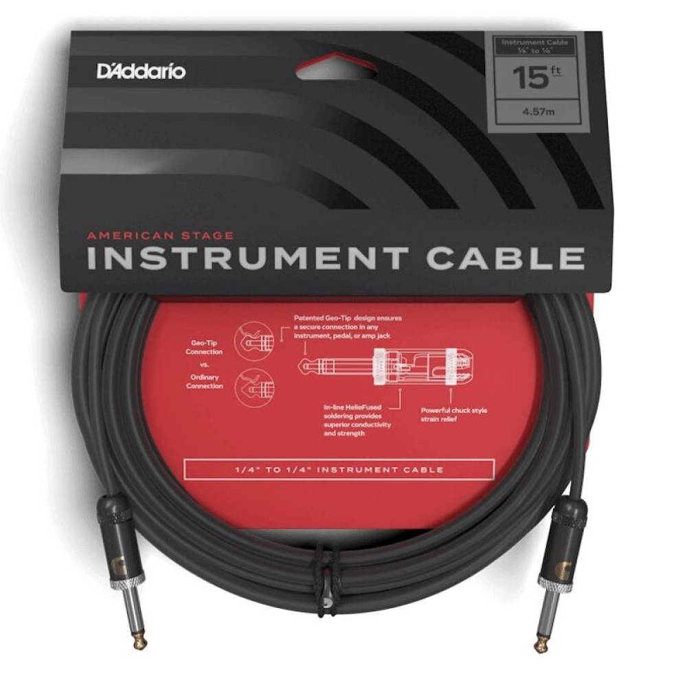 Інструментальний кабель D'ADDARIO PW-AMSG-15 American Stage (4.5m)