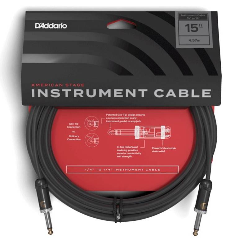 Кабель инструментальный D'ADDARIO PW-AMSG-15 American Stage (4.5m)