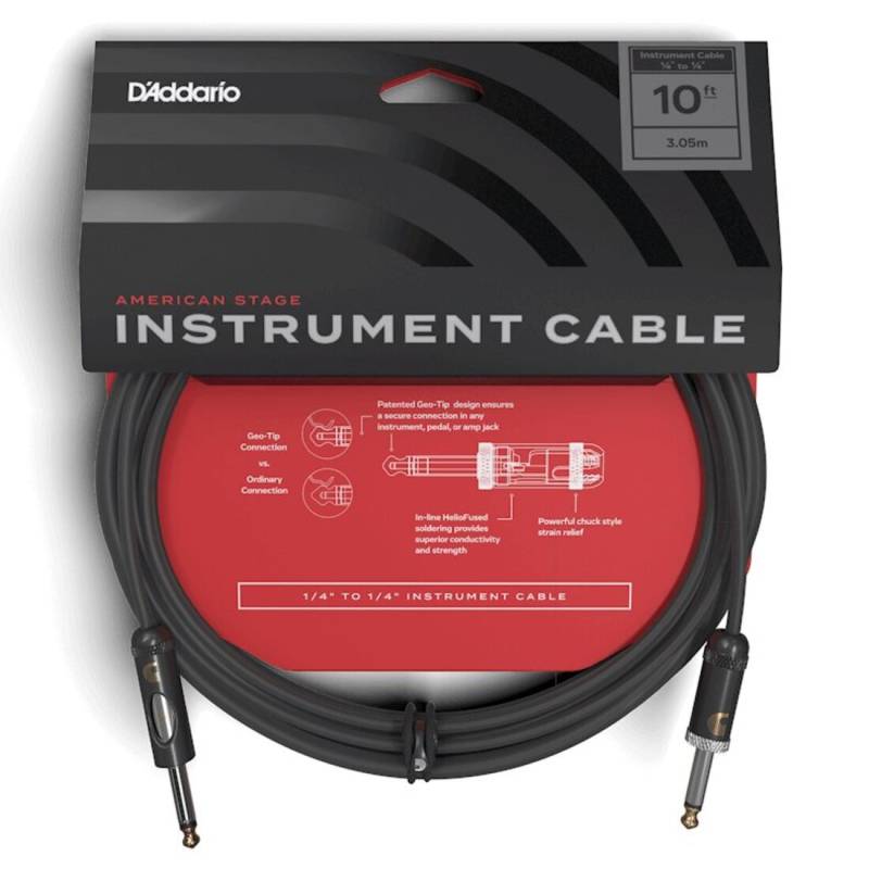 Кабель инструментальный D'ADDARIO PW-AMSK-10 American Stage Kill Switch (3m)