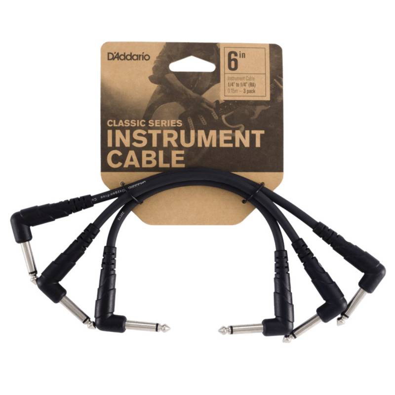 Інструментальний кабель D'ADDARIO PW-CGTP-305 Classic Series Patch Cable (3-pack)