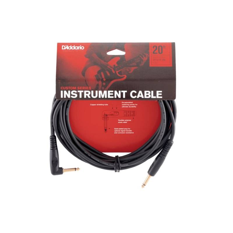 Кабель инструментальный D'ADDARIO PW-GRA-20 Custom Series Instrument Cable (6m)