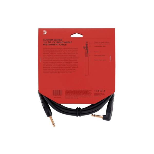 Інструментальний кабель D'ADDARIO PW-GRA-20 Custom Series Instrument Cable (6m)