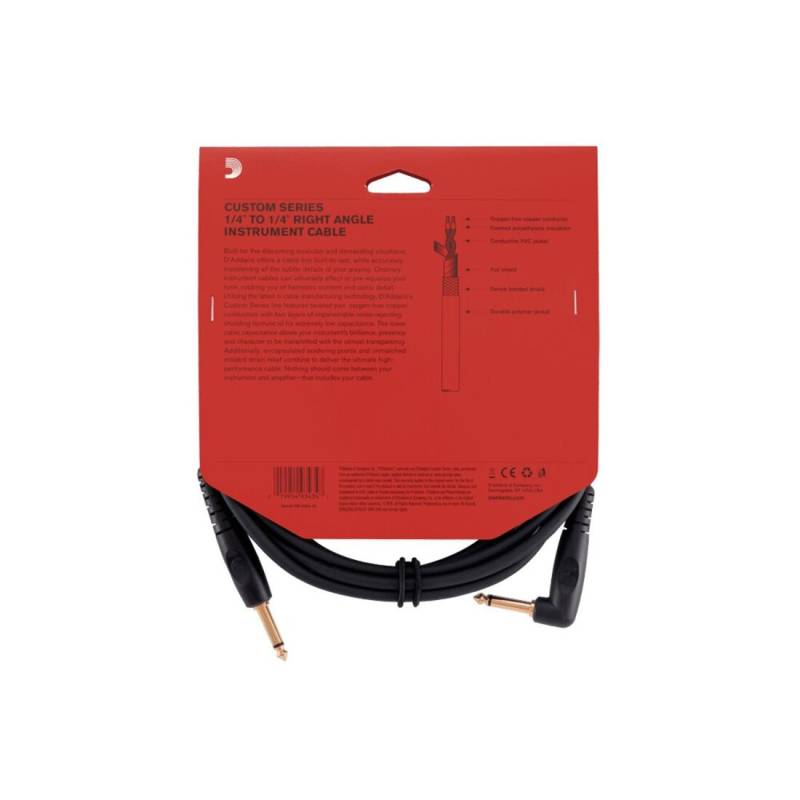 Кабель инструментальный D'ADDARIO PW-GRA-20 Custom Series Instrument Cable (6m)