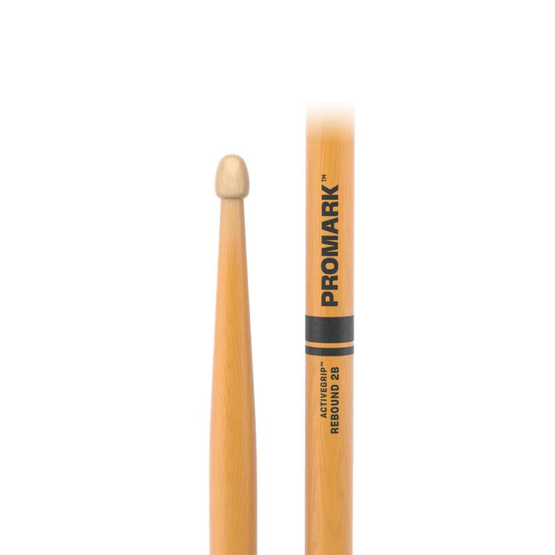 Барабанні палички Promark REBOUND 2B ACTIVEGRIP CLEAR