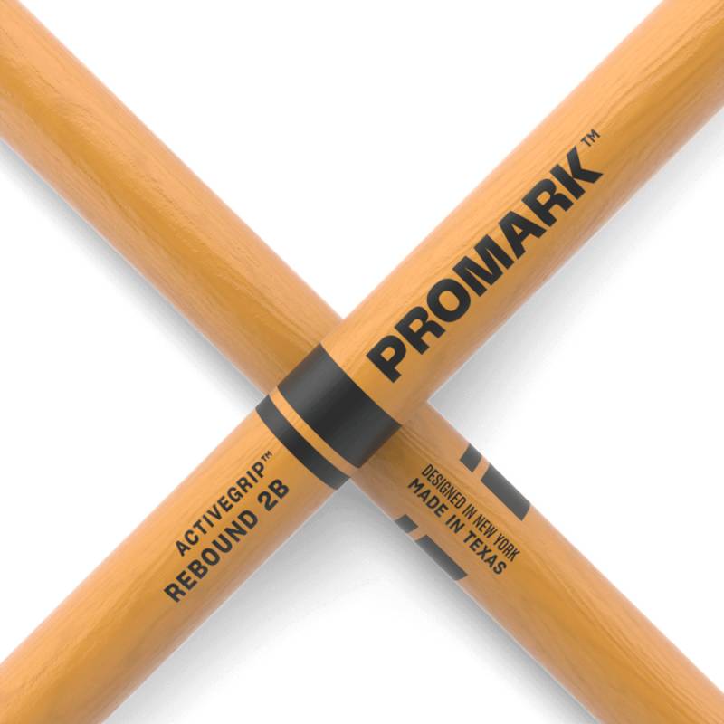 Барабанні палички Promark REBOUND 2B ACTIVEGRIP CLEAR