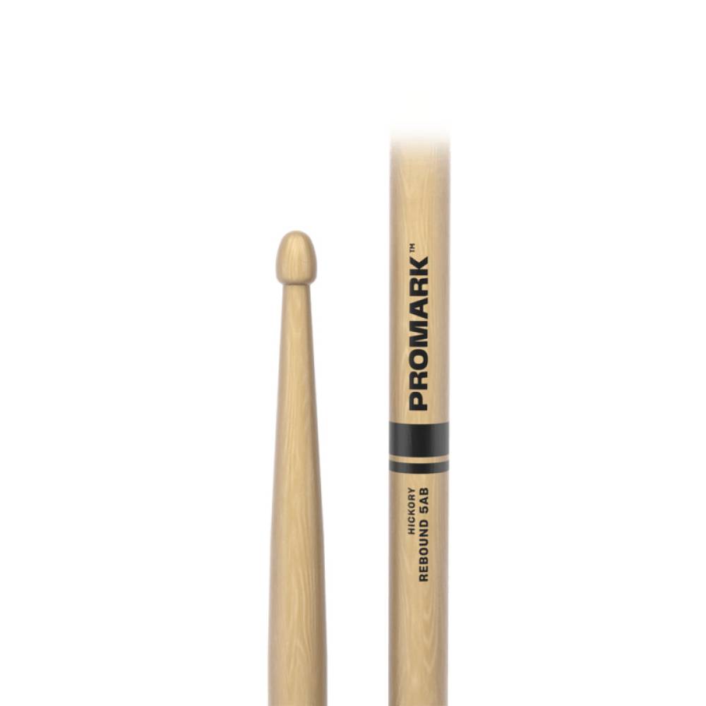 Барабанные палочки Promark REBOUND 5AB Lacquered Hickory Acorn Wood Tip Барабанные палочки Promark REBOUND 5AB Lacquered Hickory Acorn Wood Tip