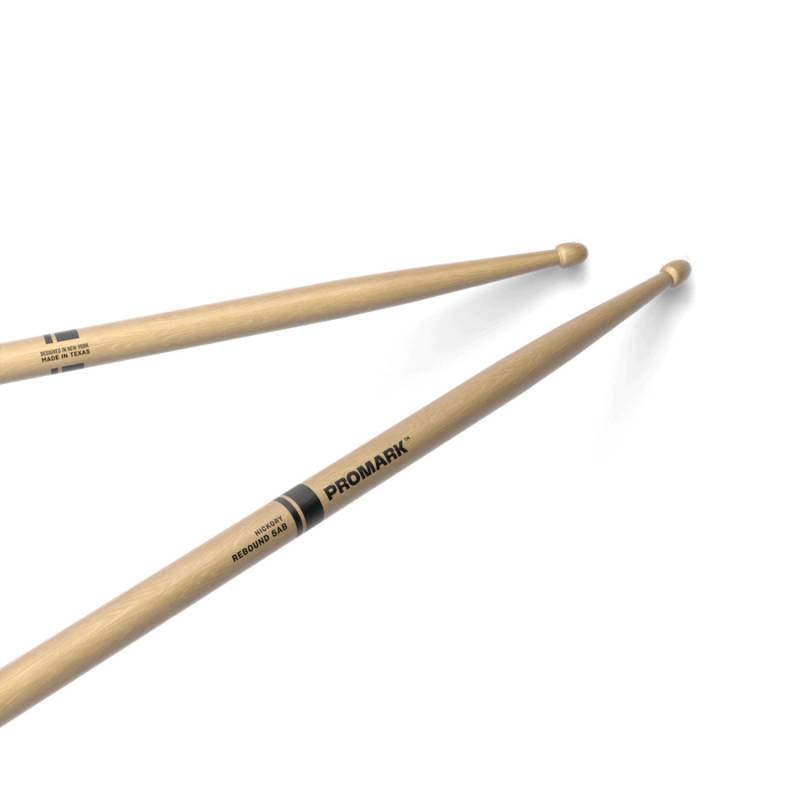 Барабанные палочки Promark REBOUND 5AB Lacquered Hickory Acorn Wood Tip