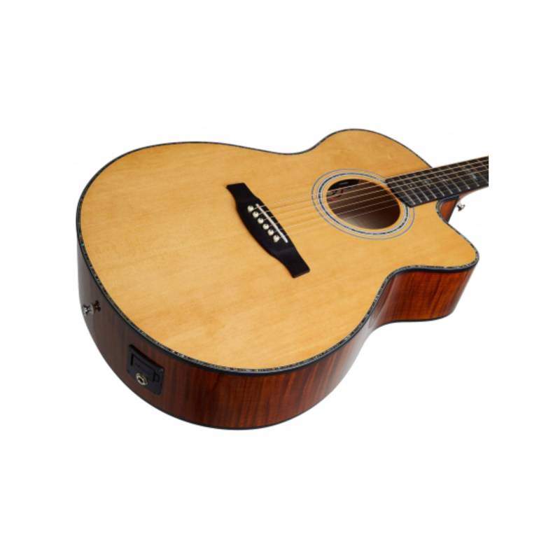Электроакустическая гитара PRS SE A50E (Natural w/ Black Gold Burst)