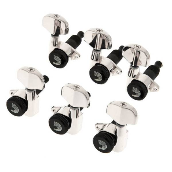 Колки D'ADDARIO PWAT-331L AUTO-TRIM TUNING MACHINES (3 Per side, Chrome)