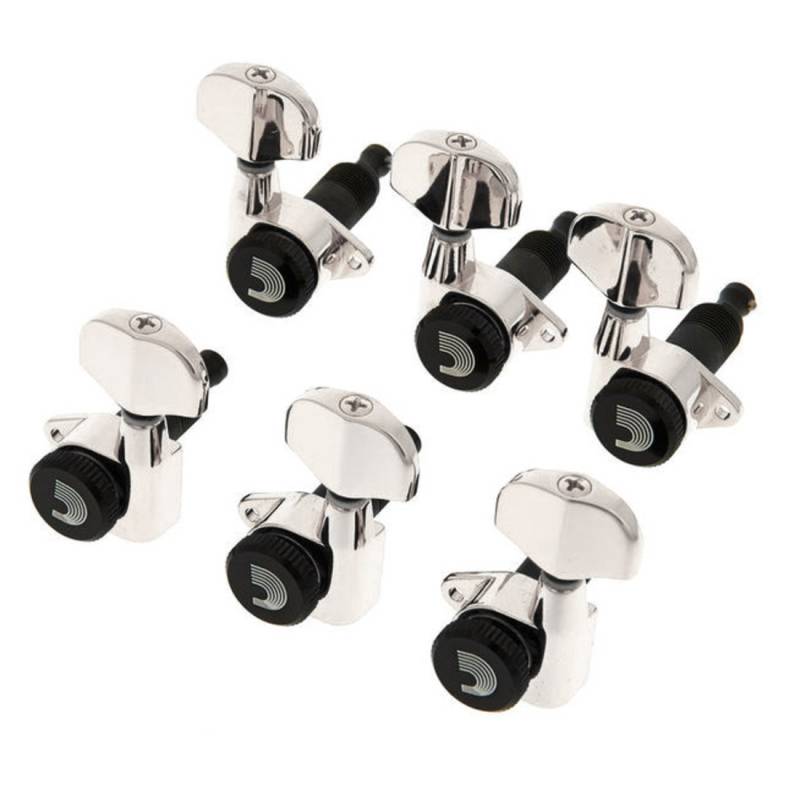 Колки D'ADDARIO PWAT-331L AUTO-TRIM TUNING MACHINES (3 Per side, Chrome) (6 шт.)