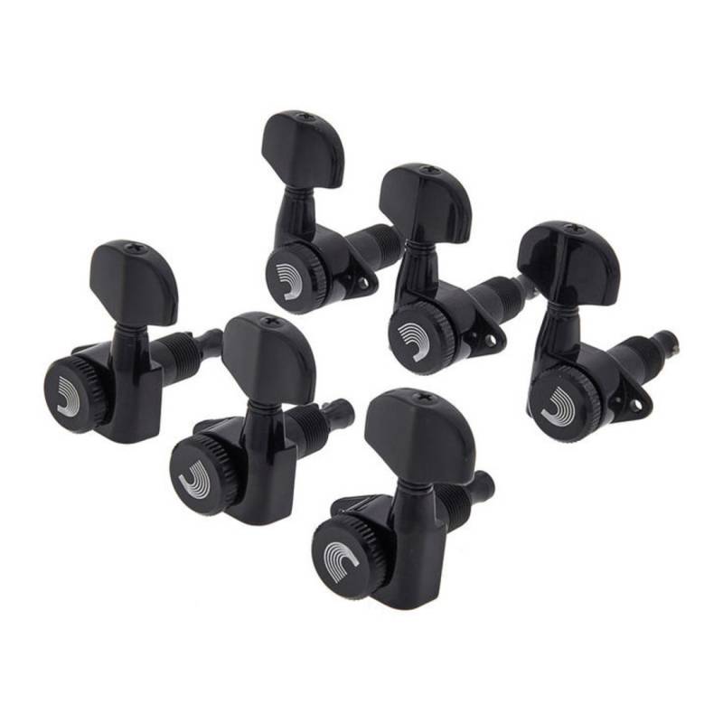 Колки D'ADDARIO PWAT-332L AUTO-TRIM TUNING MACHINES (3 Per side, Black) (6 шт.)