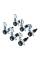 Колки D'ADDARIO PWAT-6R1 AUTO-TRIM TUNING MACHINES (6 In-line, Chrome)