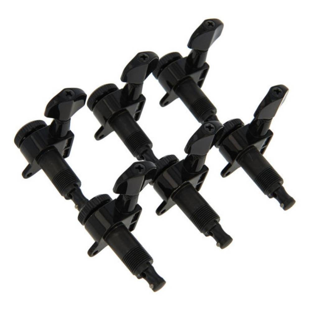 Колки D'ADDARIO PWAT-6R2 AUTO-TRIM TUNING MACHINES (6 in-line, Black) Колки D'ADDARIO PWAT-6R2 AUTO-TRIM TUNING MACHINES (6 in-line, Black)