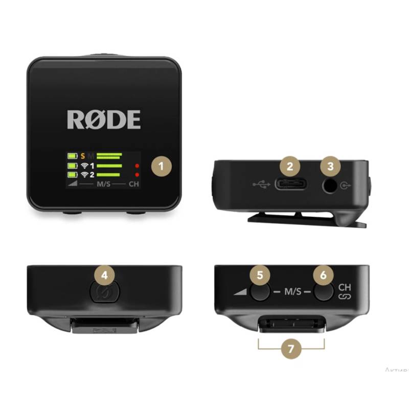 Мікрофонна радіосистема RODE Wireless GO Gen 3