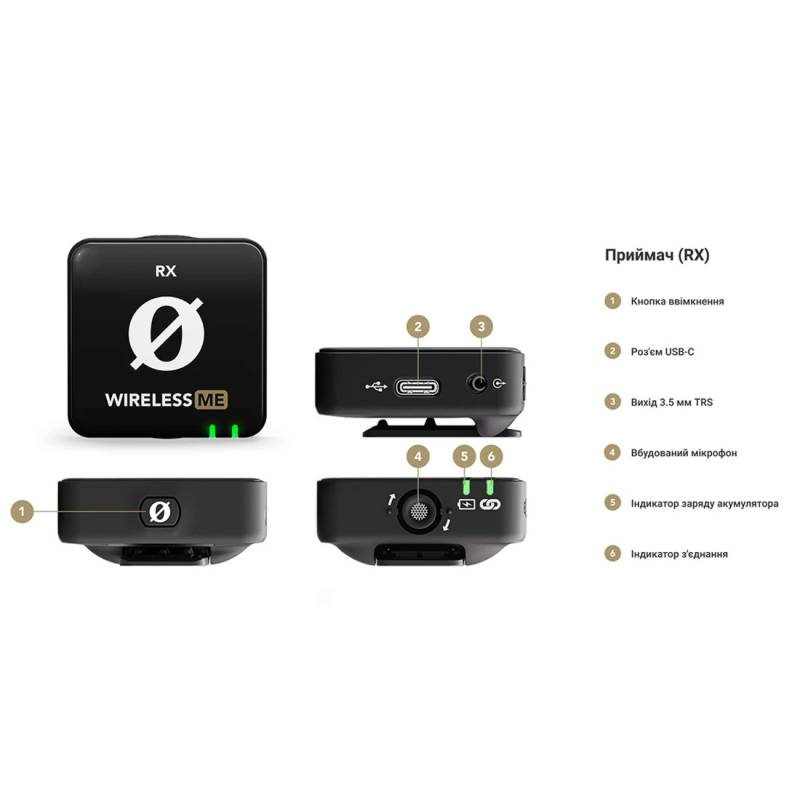 Мікрофонна радіосистема RODE Wireless ME Dual