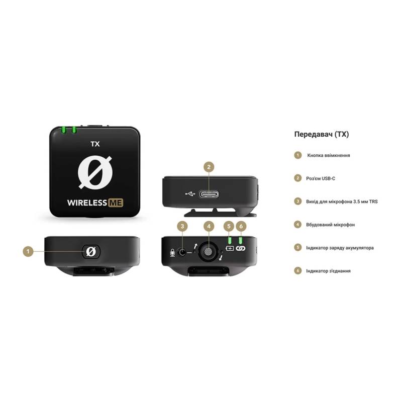 Мікрофонна радіосистема RODE Wireless ME