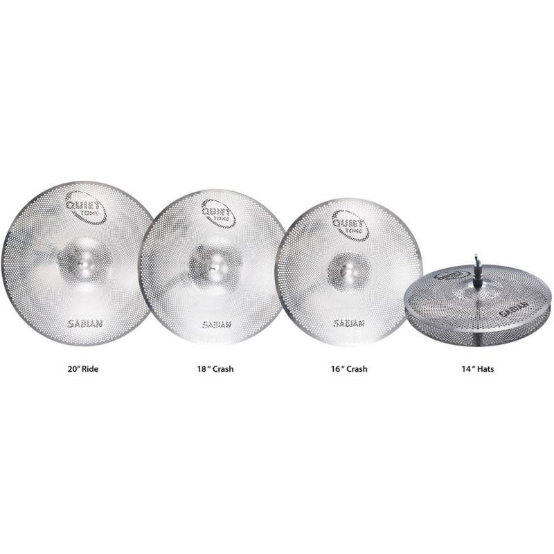 Набор тарелок Sabian QTPC504 Quiet Tone Practice Cymbals Set