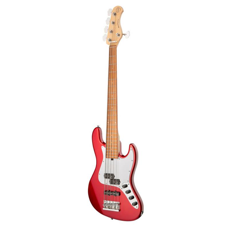 Бас-гітара SADOWSKY MetroExpress 21-Fret Hybrid P/J Bass, Morado, 5-String (Candy Apple Red Metallic)