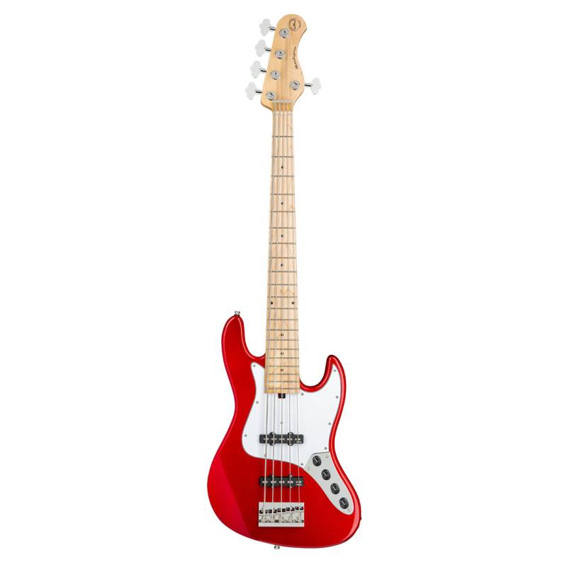 Бас-гітара SADOWSKY MetroExpress 21-Fret Vintage J/J Bass, Maple, 5-String (Candy Apple Red Metallic)