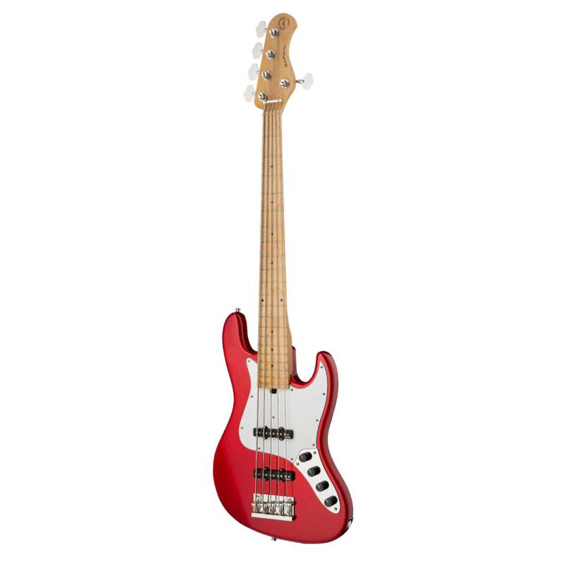 Бас-гітара SADOWSKY MetroExpress 21-Fret Vintage J/J Bass, Maple, 5-String (Candy Apple Red Metallic)
