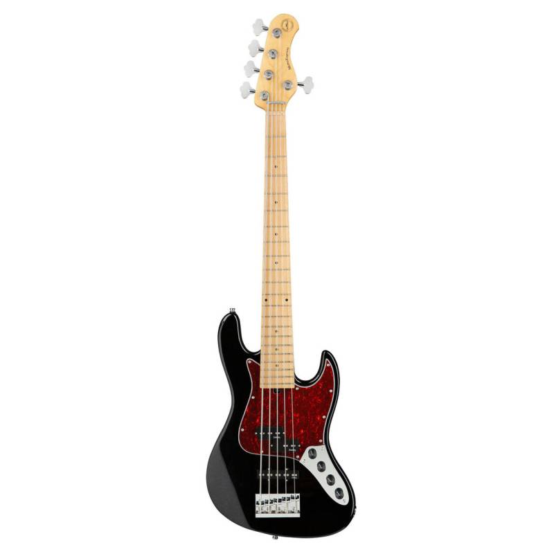 Бас-гітара SADOWSKY MetroExpress 21-Fret Hybrid P/J Bass, Maple, 5-String (Solid Black High Polish)