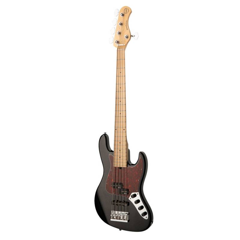 Бас-гітара SADOWSKY MetroExpress 21-Fret Hybrid P/J Bass, Maple, 5-String (Solid Black High Polish)