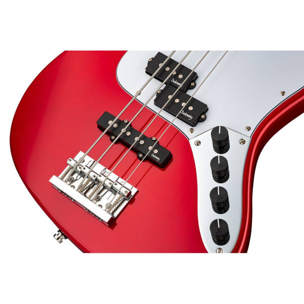 Бас-гітара SADOWSKY MetroExpress 21-Fret Hybrid P/J Bass, Maple, 4-String (Candy Apple Red Metallic) Бас-гітара SADOWSKY MetroExpress 21-Fret Hybrid P/J Bass, Maple, 4-String (Candy Apple Red Metallic)