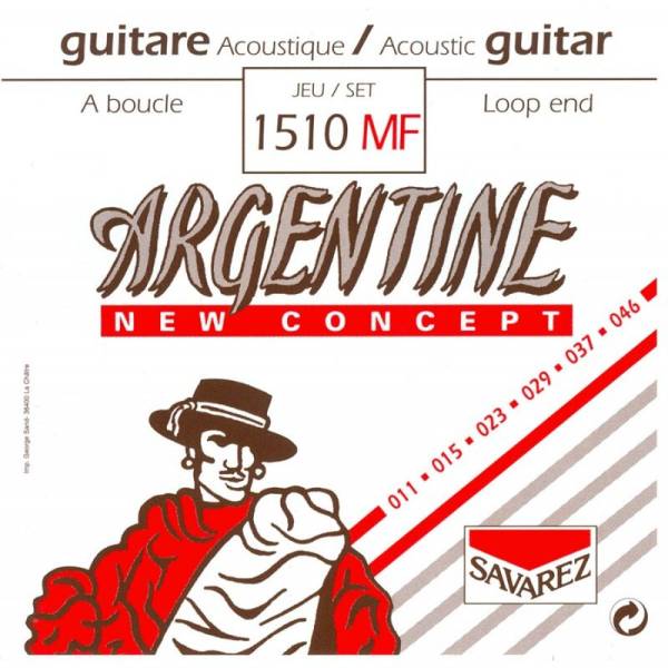 Струни для акустичної гітари Savarez 1510MF Argentine Gypsy Jazz 11/46
