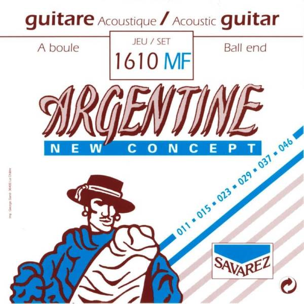 Струни для акустичної гітари Savarez 1610MF Argentine Gypsy Jazz 11/46