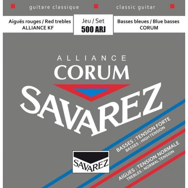 Струны для классической гитары Savarez 500ARJ Corum Alliance Mixed Tension