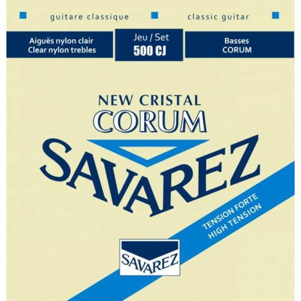 Струни для класичної гітари Savarez 500CJ Corum New Cristal High Tension