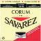 Струны для классической гитары Savarez 500PR Rectified Corum New Cristal Normal Tension
