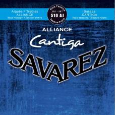 Струни для класичної гітари Savarez 510AJ Alliance Cantiga High Tension