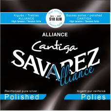 Струни для класичної гітари Savarez 510AJH Alliance Cantiga Polished High Tension