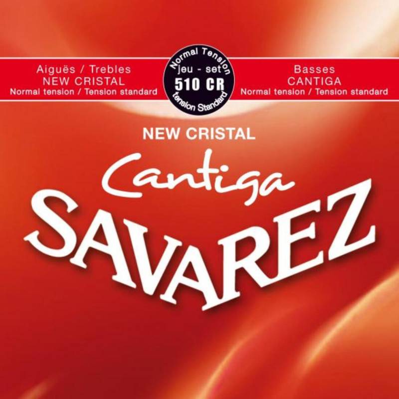Струны для классической гитары Savarez 510CR New Cristal Cantiga Normal Tension