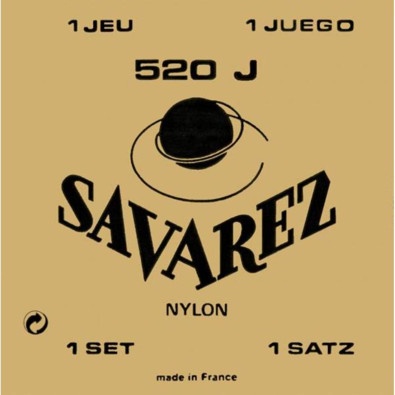 Струны для классической гитары Savarez 520J Yellow Traditional Very High Tension