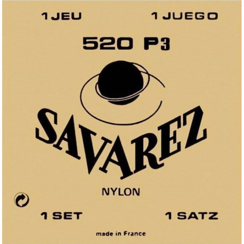 Струны для классической гитары Savarez 520P3 Traditional High Tension